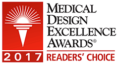 Medical Design Excellence Awards (MDEA) 2017 Readers' Choice Award Seal
